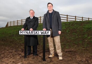 LASTING TRIBUTE PAID TO WAR HERO AS NEW AIRPORT BUSINESS PARK ROAD NAMED